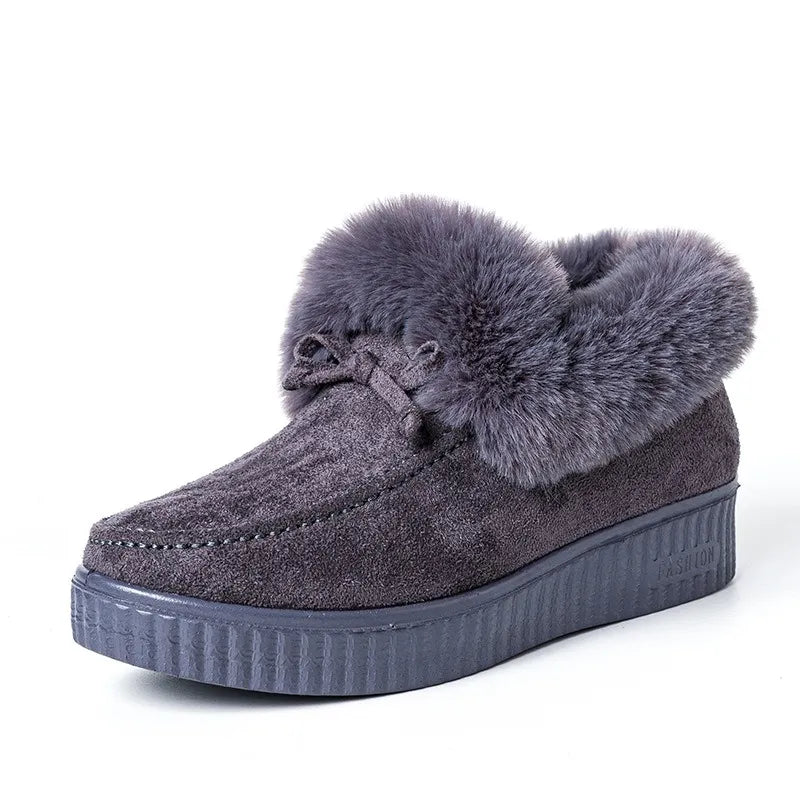 Women's Thick Sole Arch-Support Wool Boots