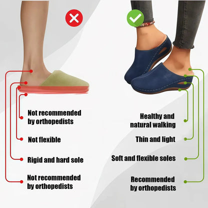 Women's Warm Non-Slip Winter Slippers – Wide Fit Available