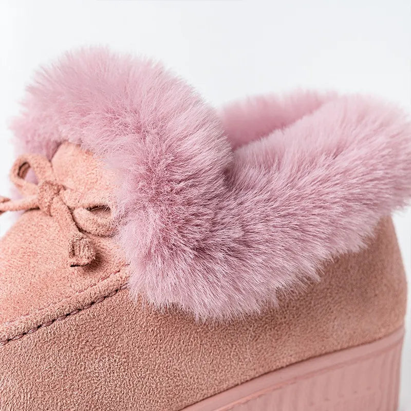 Women's Thick Sole Arch-Support Wool Boots