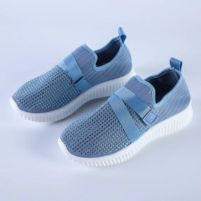 Women's Crystal Comfort Walking Shoes | Diabetic & Orthopedic Support