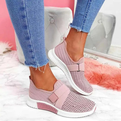 Women's Crystal Comfort Walking Shoes | Diabetic & Orthopedic Support