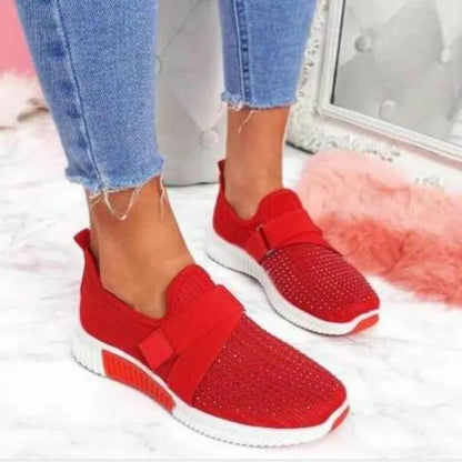 Women's Crystal Comfort Walking Shoes | Diabetic & Orthopedic Support