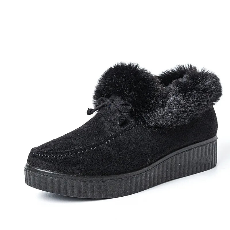 Women's Thick Sole Arch-Support Wool Boots