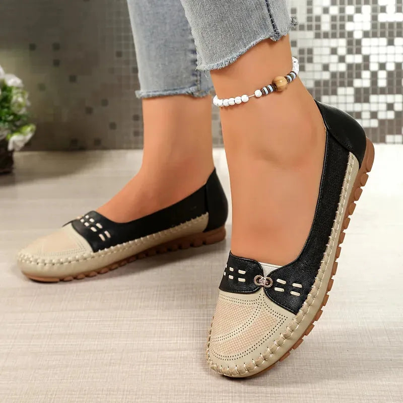 🔥Best Seller-Last Day Sale 60% OFF🔥Women's orthopedic leather shoes, Lightweight, Anti-Slip, Breathable