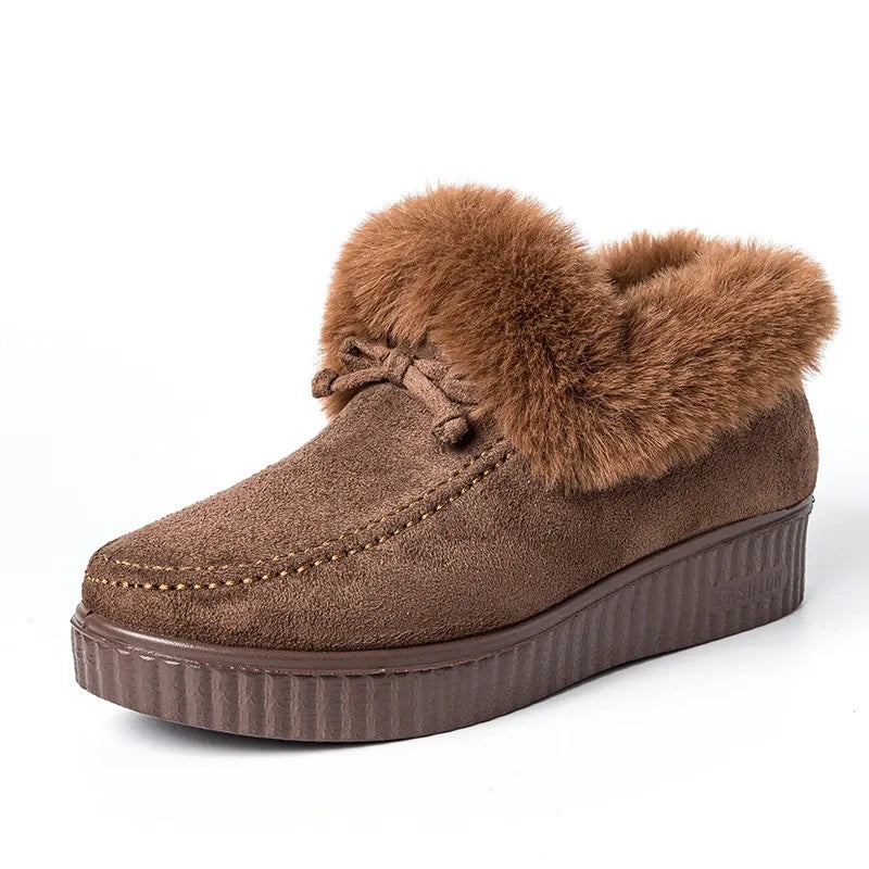 Women's Thick Sole Arch-Support Wool Boots