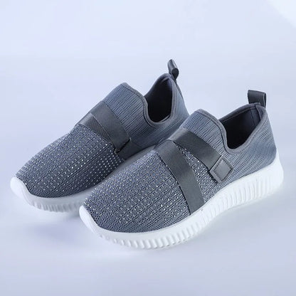 Women's Crystal Comfort Walking Shoes | Diabetic & Orthopedic Support