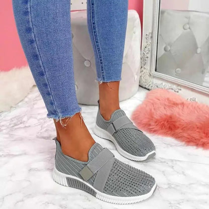 Women's Crystal Comfort Walking Shoes | Diabetic & Orthopedic Support