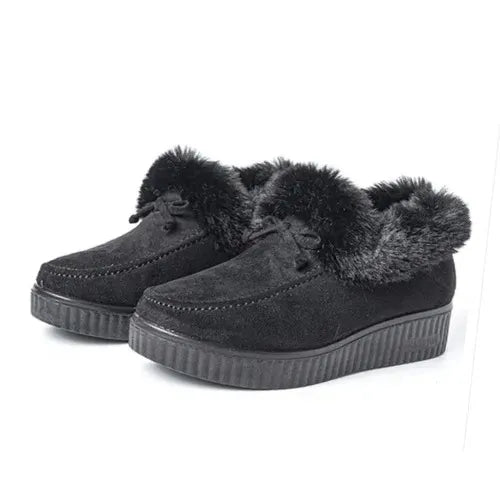 Women's Thick Sole Arch-Support Wool Boots