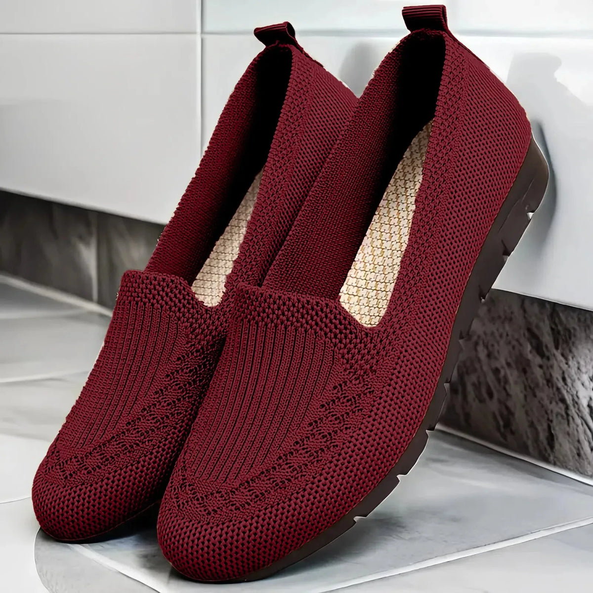 🔥Last Day 50% OFF - Orthopaedic Lightweight Knit Loafers: Ultra-Comfortable Pain Relief Slip-On Shoes